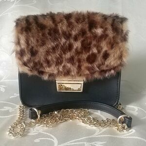 Leopard Pattern Shoulder/Crossbody Bag